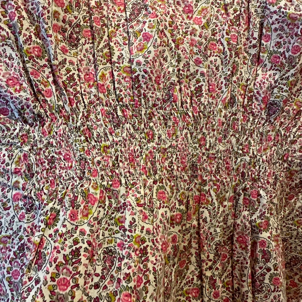 C de C Cap-Sleeve floral dress size 10 (girls) - Picture 2 of 6